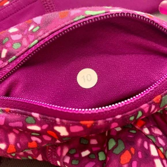 Lululemon Real Quick Crop Paradise Camo Regal Plum - Picture 10 of 10